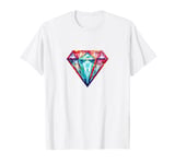 Diamond White Tshirt White Graphic Tee Men Cool Shirts White T-Shirt