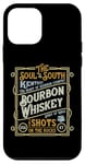 Coque pour iPhone 12 mini Heart of the South Bourbon Whisky Design vintage