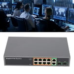 POE Switch Full Gigabit RJ45 IEEE 802.3af/at 8 Port SFP 150W Network Device GF0