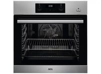 AEG BES355010M Built In Electric Single Oven with Steam Function