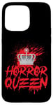 iPhone 15 Pro Max Scary Horror Movie Blood Crown Horror Queen Case