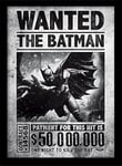 DC Comics FP11085P-PL Batman Arkham Origins 30 X 40 cm "Wanted" Framed Print