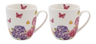 Butterfly Blossom - 2-pack muggar i presentkartong