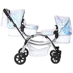 Roma Amy Childs Polly Sparkle Poussette et nacelle 2 en 1 pour poupée Double sirène 3-16 Ans