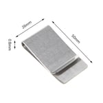 Högkvalitativ metall pennhållare Money Clip Mode Simple Cash Cl A1