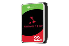 Seagate IronWolf Pro ST22000NT001 - 22 TB - HDD - 7200 rpm - SATA 6Gb/s