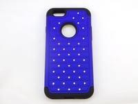 COQUE RENFORCEE RIGIDE DIAMANT STRASS POUR APPLE IPHONE 6 ET 6S BLEU