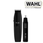 Wahl GroomEase Cordless Ear + Nose Hair Trimmer Gift Set Black 5537-6317