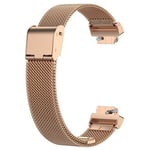 Fitbit Inspire 3 - Rostfritt stål Mesh armband Rosa guld
