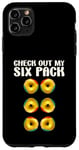 Coque pour iPhone 11 Pro Max Check Out My Six Pack Funny Donut Lovers Workout Gym