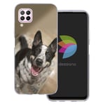 dessana Aussie Dog Transparent Protective Mobile Phone Case Cover for Huawei P40 Lite