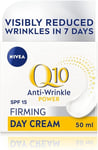 NIVEA Q10 Anti-Wrinkle Power Firming Day Cream SPF 15 50 ml (Pack of 1)