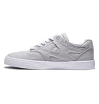 DC Shoes Femme Kalis Vulc Basket, Gris/Blanc, 39 EU