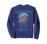 Iron Maiden - Powerslave Head Mummy Navy Sweatshirt