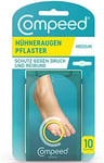 Compeed Corn Medium Size Plasters, 10 Hydrocolloid Plasters, Foot Care, Fast 1.