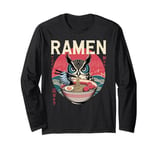 Anime Owl Manga Kawaii Otaku Neko Japanese Ramen Owl Long Sleeve T-Shirt