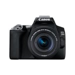 Canon EOS 250D + EF-S 18-55mm f/4-5.6 IS STM - Kompakt systemkamera med stabilisator för skarpa bilder.