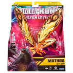 MonsterVerse Godzilla x Kong Le Nouvel Empire 15 cm Mothra Figurine emblématique de Film Collector + Mini JIA de 2,5 cm Convient aux Enfants à partir de 4 Ans