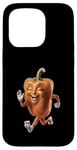 Coque pour iPhone 15 Pro Poivron orange réaliste