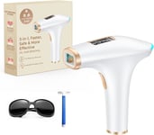 Hikyskin IPL Laser Hair Removal - Faster & 3 in 1 & Painless, at-Home Laser Hair