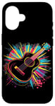 Coque pour iPhone 16 Ukulele Splotch Guitalele