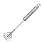 Küchenprofi Stainless Steel Parma Push Whisk, Hand Whisk for Eggs, Batter, and Dough, Metal Whisk for Kitchen Use, 11 Inches