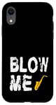 Coque pour iPhone XR Saxophone Alto Ténor Orchestre Camp Jazz Indie