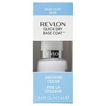 Soin des Ongles Revlon Quick Dry Base Coat BaseàSéchage Rapide, Fixe La Couleur Durablement sans S'Écailler, 15 Ml