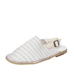 Chaussures Femme MOMA 37 Ue Sandales Blanc Cuir EX440-37