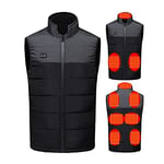 joyvio Gilet chauffant pour hommes et femmes, charge USB, chauffe-corps électrique, veste chauffante, manteau ajusté avec 9 zones de chauffage pour les vêtements de travail en plein air