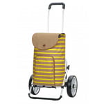 Andersen Shoppingvagn Eske 25 cm hjul kullager - Gul