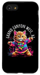 Coque pour iPhone SE (2020) / 7 / 8 Grand Canyon West Arizona Chat dansant coloré