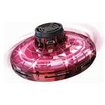 Led Ufo Typ Mini Drone Flygande Helikopter Spinner Fingertopp Flygning Gyro Drone Flygplan Leksak Vuxna Barn Present  (YJD) Red