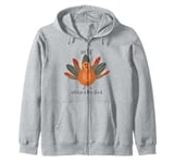 Funny Turkey WTF Where's The Food Thanksgiving Dinner Zip Hoodie