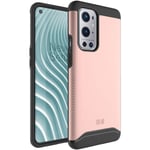 TUDIA Merge Designed for OnePlus 9 Pro Case (2021), Dual Layer Heavy Duty Protection Slim Hard Case for OnePlus 9 Pro (Rose Gold)