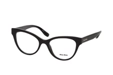 Miu Miu MU 01TV 1AB1O1, including lenses, BUTTERFLY Glasses, FEMALE