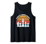 Always 3 Moves Ahead Chess Player Funny Chess Pieces Tank Top