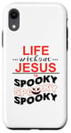 Coque pour iPhone XR 2024 La vie sans Jésus est un Halloween drôle et effrayant pour les chrétiens