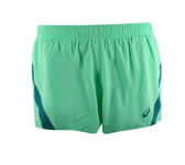 Asics Women's Running Shorts (Size XL) Aqua Mint 2 In 1 Woven 3" Shorts - New