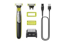 Philips OneBlade 360 QP2834 - trimmer - limegrön/kolgrå