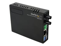 Startech.Com 10/100 Mm Fiber Copper Fast Ethernet Media Converter St 2 Km - Fibermedieomformer - 100Mb Lan - 10Base-T, 100Base-Fx, 100Base-Tx - Rj-45 / St Flermodus - Opp Til 2 Km - 1310 Nm