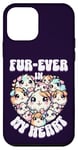 Coque pour iPhone 12 mini Fur-ever in My Heart Kawaii Cochon d'Inde Cœur