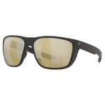 Costa del mar Ferg Matte Black Sunrise Silver Mirror 580P