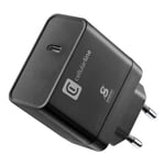 Chargeur Cellular Line ACHSMUSBC45WK Fast Chargeur Pd 45W, Noir