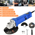 2500W Electric Angle Grinder Grinding Machine Woodworking Sanding 115mm Discs