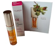 Clarins Lip Comfort Oil 01 Hazelnut 2.8ml (New) - Free Postage