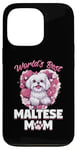 iPhone 13 Pro Maltese Dog Breed Pet World's Best Maltese Mom Case