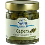 Mani Organic Kapers i olivenolje Øko - 180 g