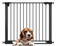 Bettacare Dog Safety Gate, SafeStep Pet Pressure Gate, Black, 96cm - 103cm