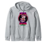 I May Be A Bad Girl But I'm A Damn Good Kitty Cat Funny Cats Zip Hoodie